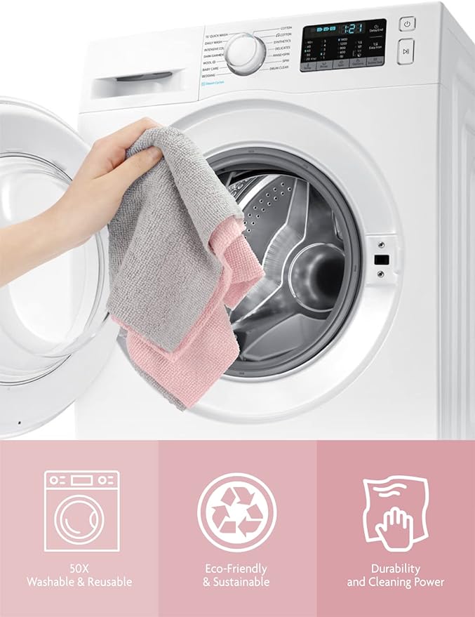 Microfiber Cleaning Cloth Roll -75 Pack