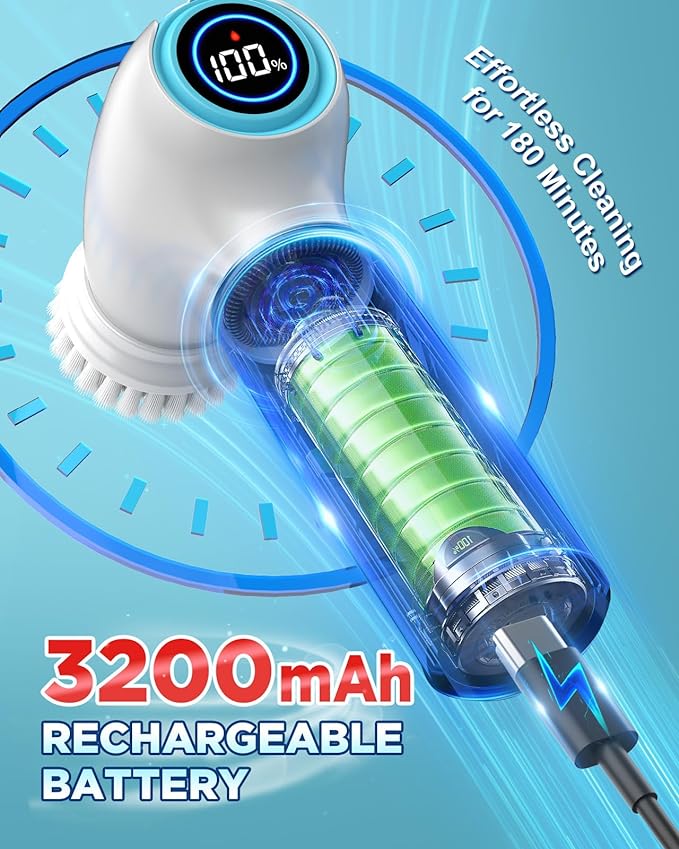 Cordless & Rechargeable 3200mAh