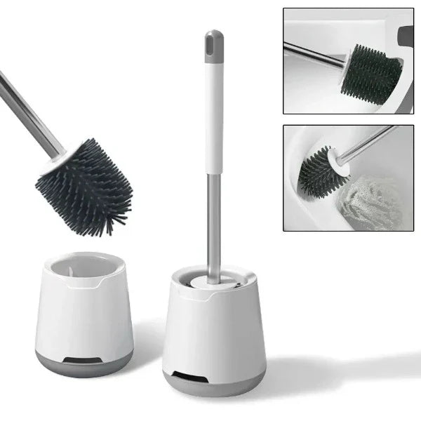 Soft Silicone Bristle Toilet Brush